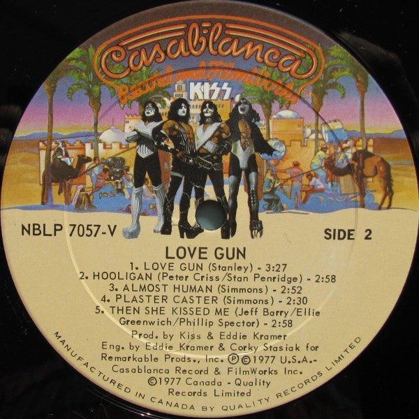Kiss : Love Gun (LP, Album, Qua)