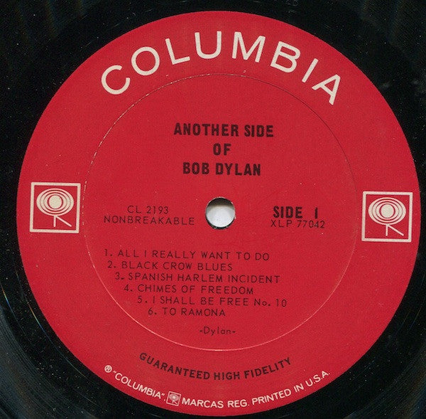 Bob Dylan : Another Side Of Bob Dylan (LP, Album, Mono, Gua)