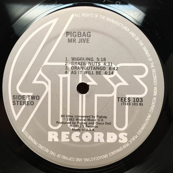 Pigbag : Dr Heckle And Mr Jive (LP, Album)