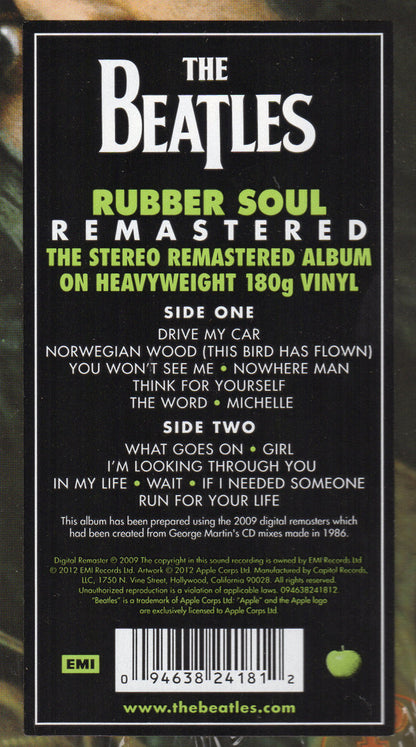 The Beatles : Rubber Soul (LP, Album, RE, RM, Mem)