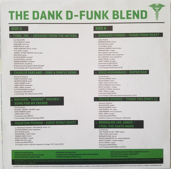 Various : The Dank D-Funk Blend (LP, RSD, Comp, Ltd, Gre)