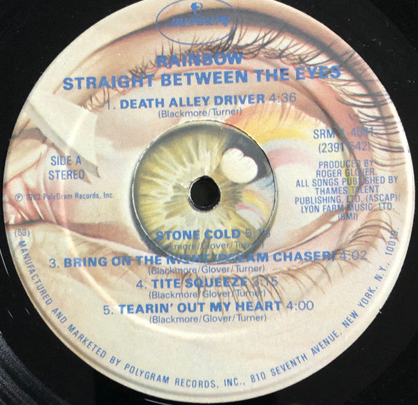 Rainbow : Straight Between The Eyes (LP, Album, Hau)