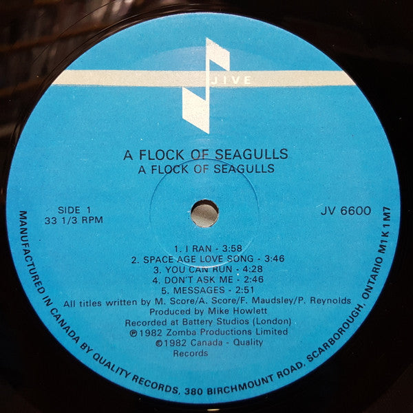 A Flock Of Seagulls : A Flock Of Seagulls (LP, Album)