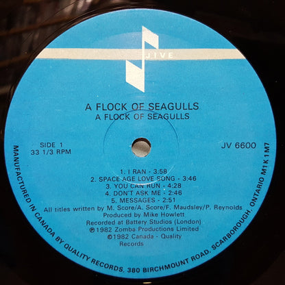 A Flock Of Seagulls : A Flock Of Seagulls (LP, Album)