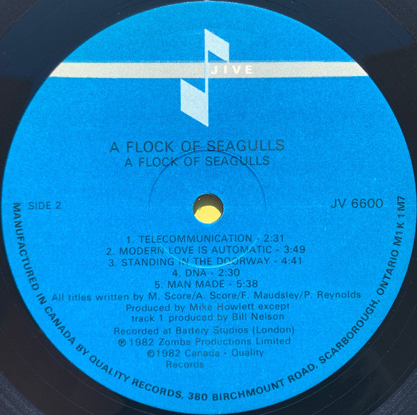 A Flock Of Seagulls : A Flock Of Seagulls (LP, Album)