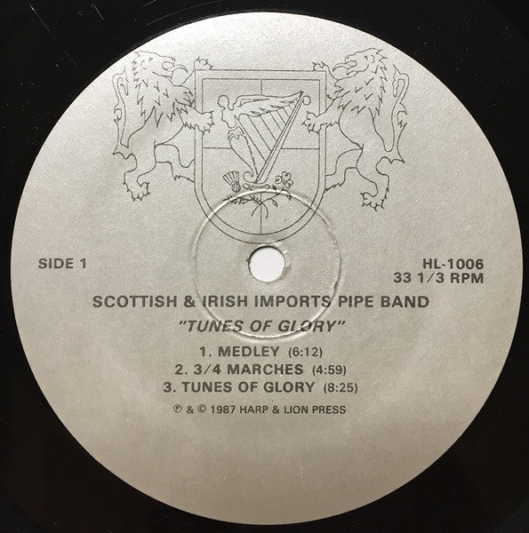 Scottish & Irish Imports Pipe Band : Tunes Of Glory (LP, Album)