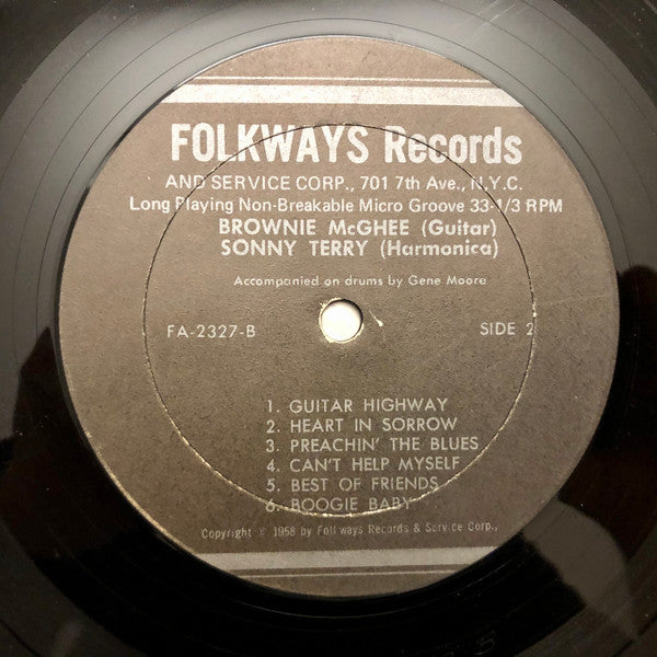 Brownie McGhee And Sonny Terry* : Brownie McGhee And Sonny Terry Sing (LP, Album)