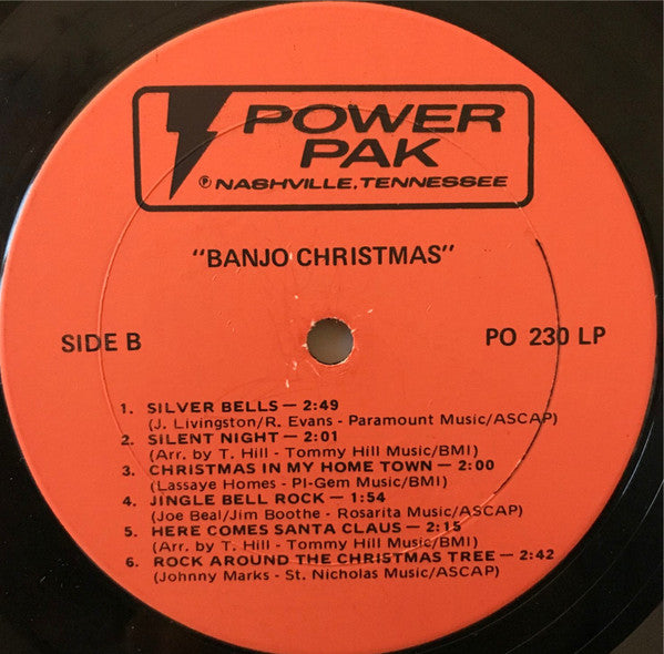 Vic Jordan : Christmas Banjo (LP, Album)