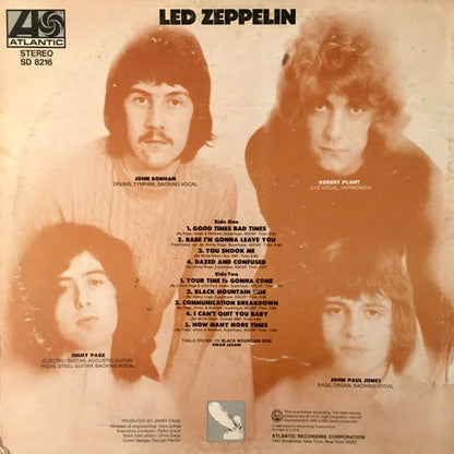Led Zeppelin : Led Zeppelin (LP, Album, RE, PR )