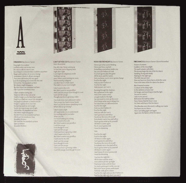 Rainbow : Bent Out Of Shape (LP, Album, 56,)