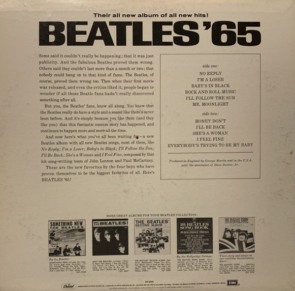 The Beatles : Beatles '65 (LP, Album, RE, Rai)
