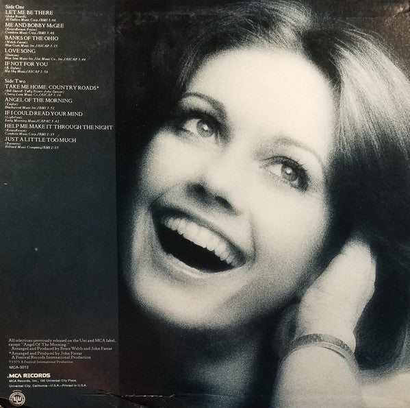 Olivia Newton-John : Let Me Be There (LP, Album, RE, Glo)