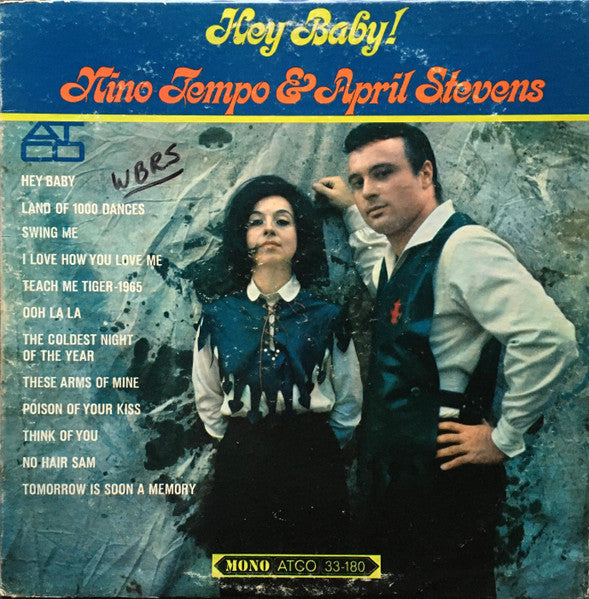 Nino Tempo & April Stevens : Hey Baby! (LP, Album, Mono, Promo)