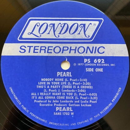 Pearl (35) : Pearl (LP, Album, W -)