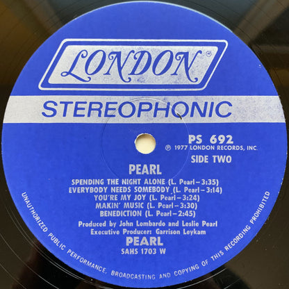Pearl (35) : Pearl (LP, Album, W -)