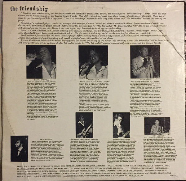 The Friendship (3) : First Edition (LP)