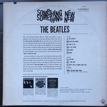 The Beatles : Something New (LP, Album, Mono, RP, Jac)