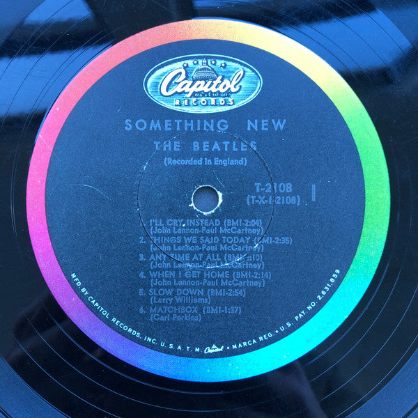 The Beatles : Something New (LP, Album, Mono, RP, Jac)