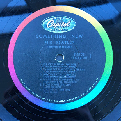The Beatles : Something New (LP, Album, Mono, RP, Jac)