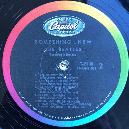 The Beatles : Something New (LP, Album, Mono, RP, Jac)