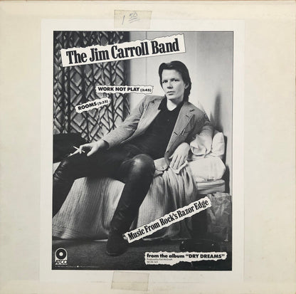 The Jim Carroll Band : Work Not Play (12", Promo)