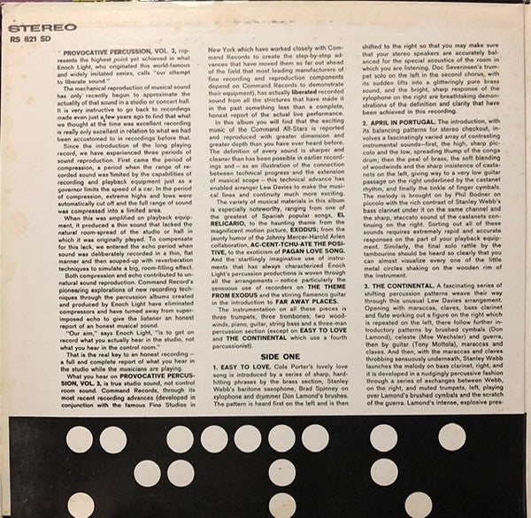 Enoch Light And The Light Brigade : Provocative Percussion Vol. 3 (LP, Album, Gat)