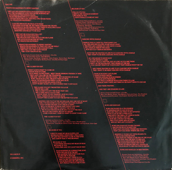 Chris Rea : Whatever Happened To Benny Santini? (LP, Album)