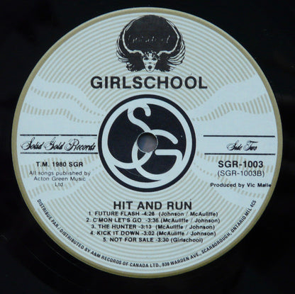 Girlschool : Hit And Run (LP, Album)