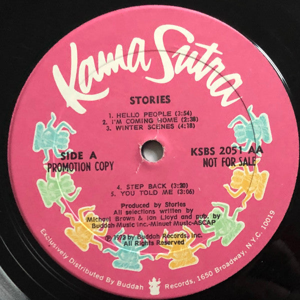 Stories : Stories (LP, Album, Promo)