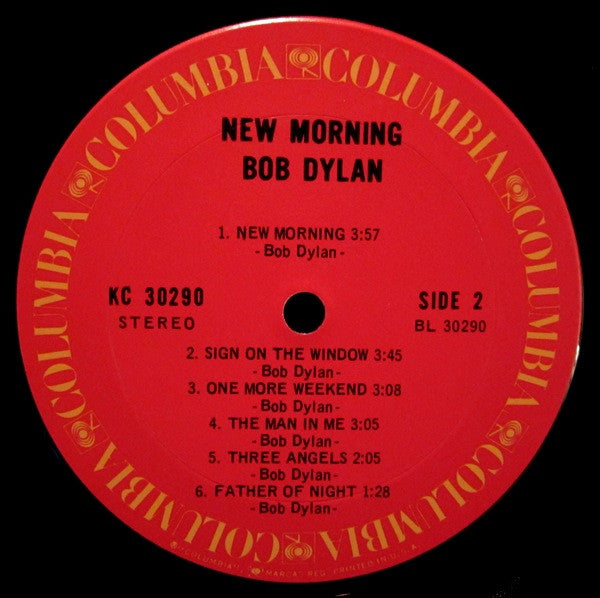 Bob Dylan : New Morning (LP, Album, Ter)