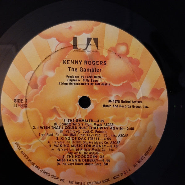 Kenny Rogers : The Gambler (LP, Album)