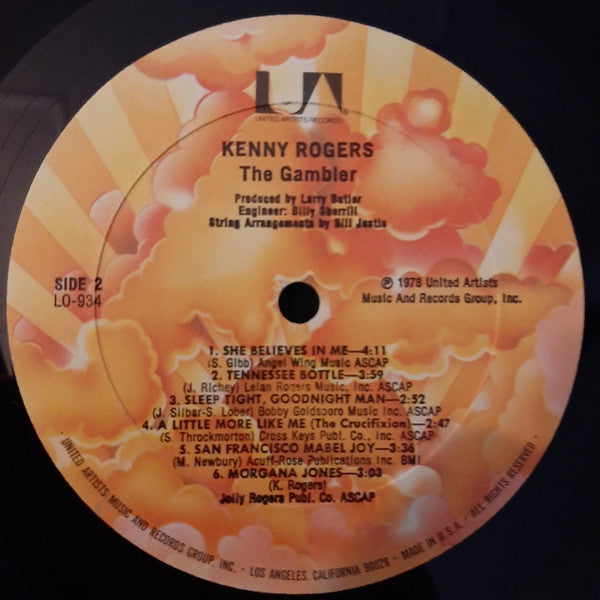 Kenny Rogers : The Gambler (LP, Album)