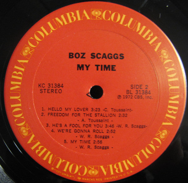 Boz Scaggs : My Time (LP, Album, RE, Ter)