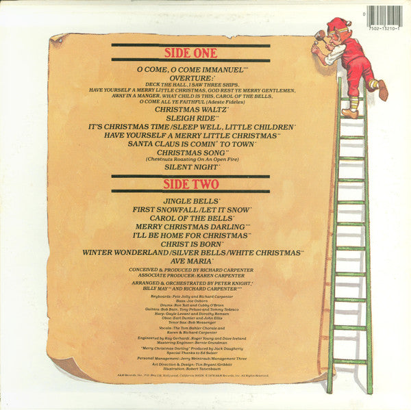 Carpenters : Christmas Portrait (LP, Album, RE, RP, R -)