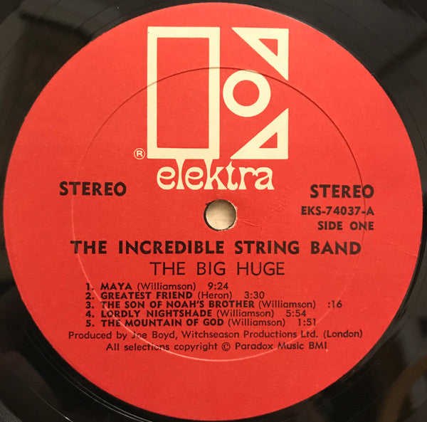 The Incredible String Band : The Big Huge (LP, Album)