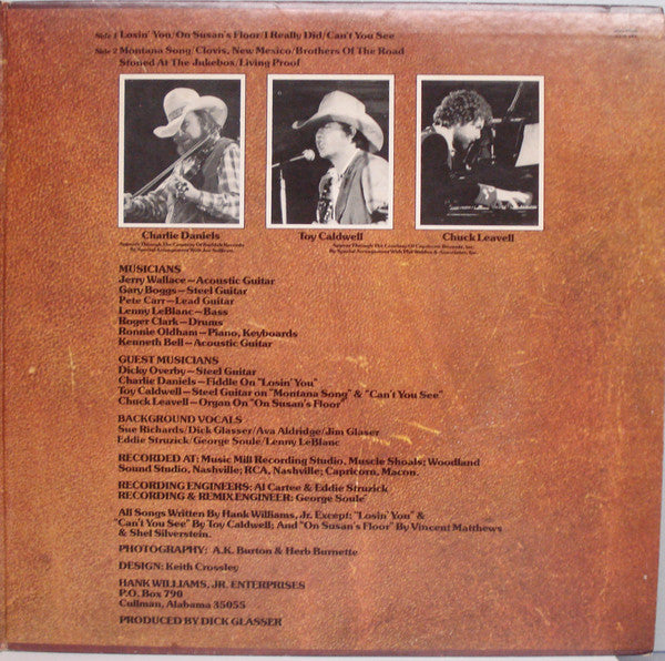 Hank Williams Jr. : Hank Williams, Jr. And Friends (LP, Album, Gat)