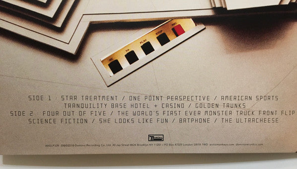 Arctic Monkeys : Tranquility Base Hotel + Casino (LP, Album, Dlx, Sil)