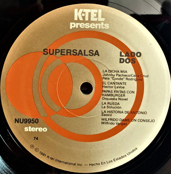 Various : Supersalsa (LP, Album)