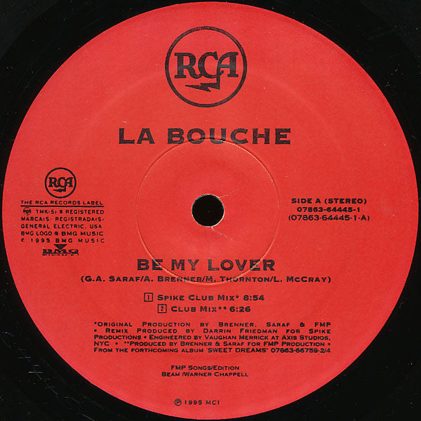 La Bouche : Be My Lover (12", Single)
