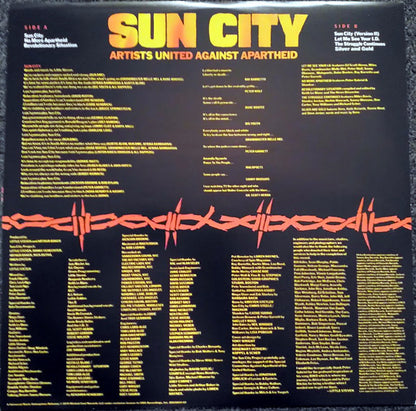 Artists United Against Apartheid : Sun City (LP, Album, RE, RM)