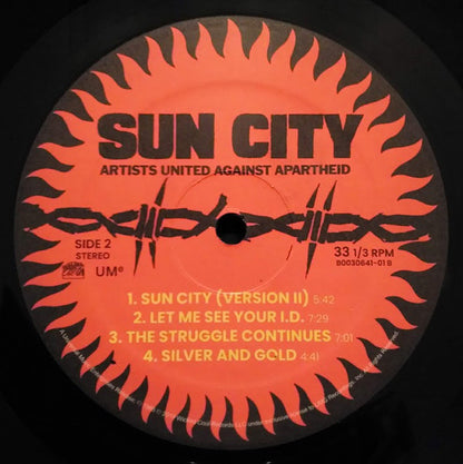 Artists United Against Apartheid : Sun City (LP, Album, RE, RM)