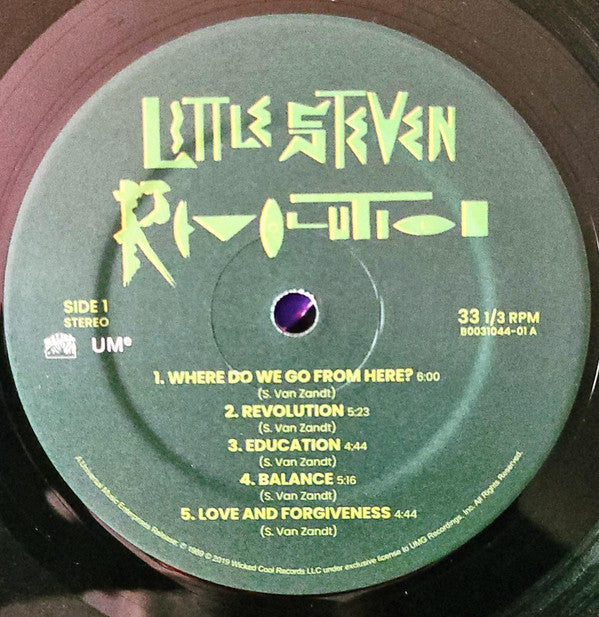 Little Steven : Revolution (LP, Album, RE, RM)