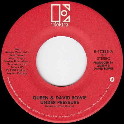Queen & David Bowie : Under Pressure (7", Single, SP)
