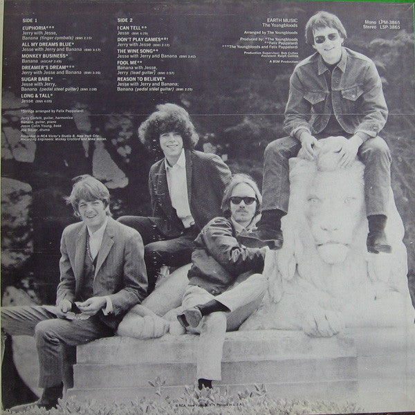 The Youngbloods : Earth Music (LP, Album, Hol)
