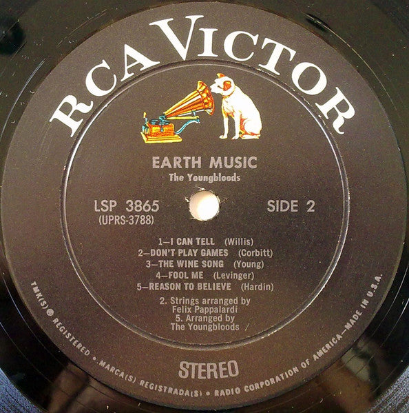 The Youngbloods : Earth Music (LP, Album, Hol)