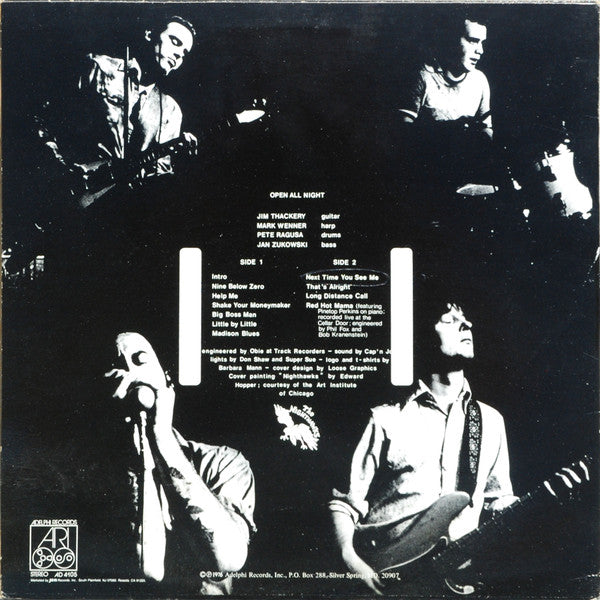 The Nighthawks (3) : Open All Nite (LP, Album)