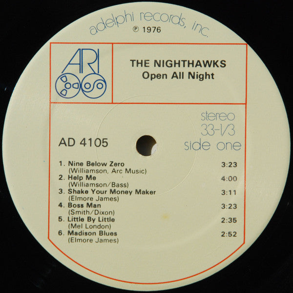 The Nighthawks (3) : Open All Nite (LP, Album)