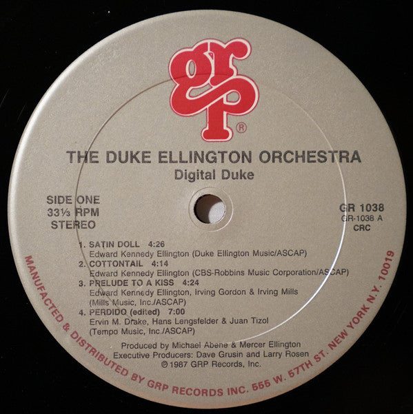The Duke Ellington Orchestra : Digital Duke (LP, Album, Club)