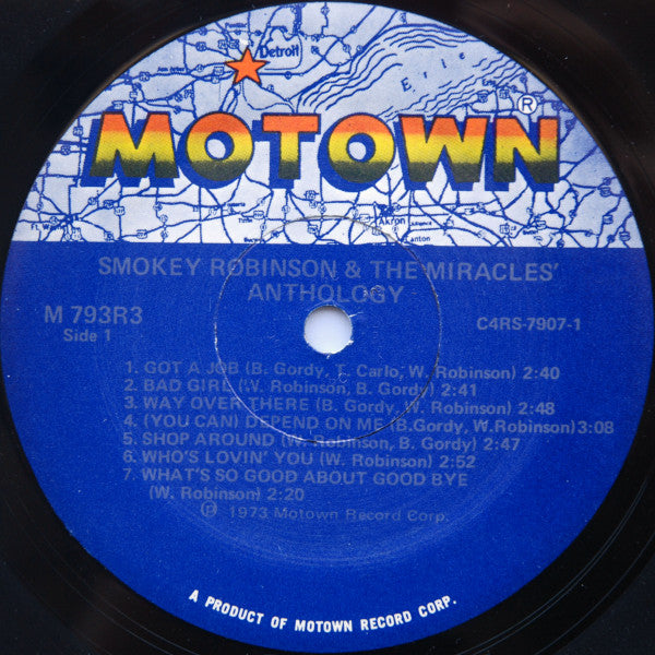 Smokey Robinson And The Miracles* : Anthology (3xLP, Comp, RE, Sup)