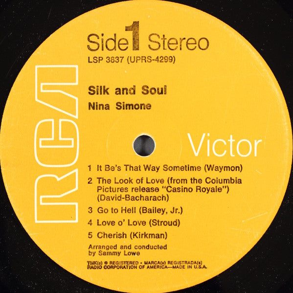 Nina Simone : Silk & Soul (LP, Album, RP, Ora)
